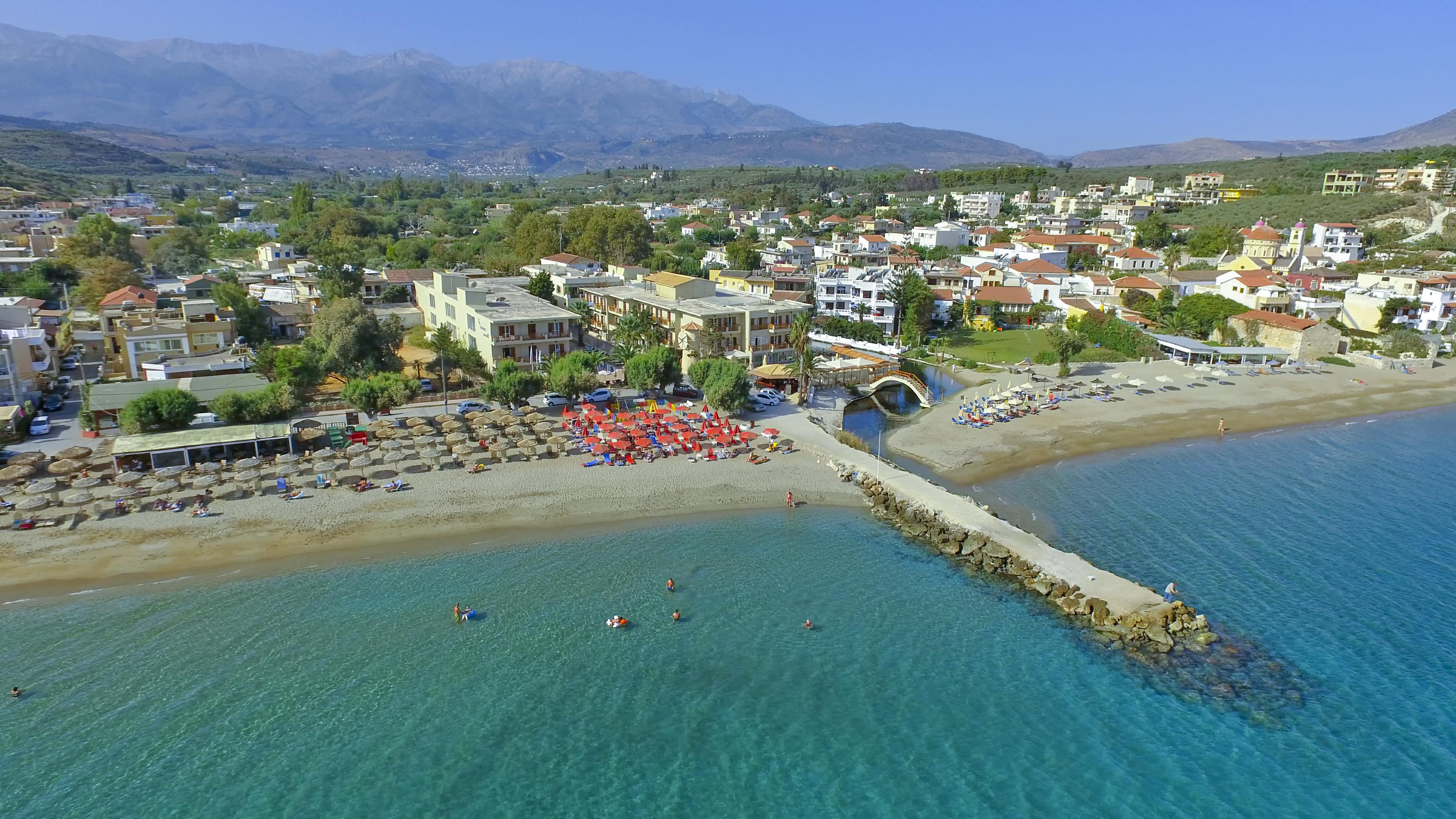 Kalyves Beach Hotel Exterior foto