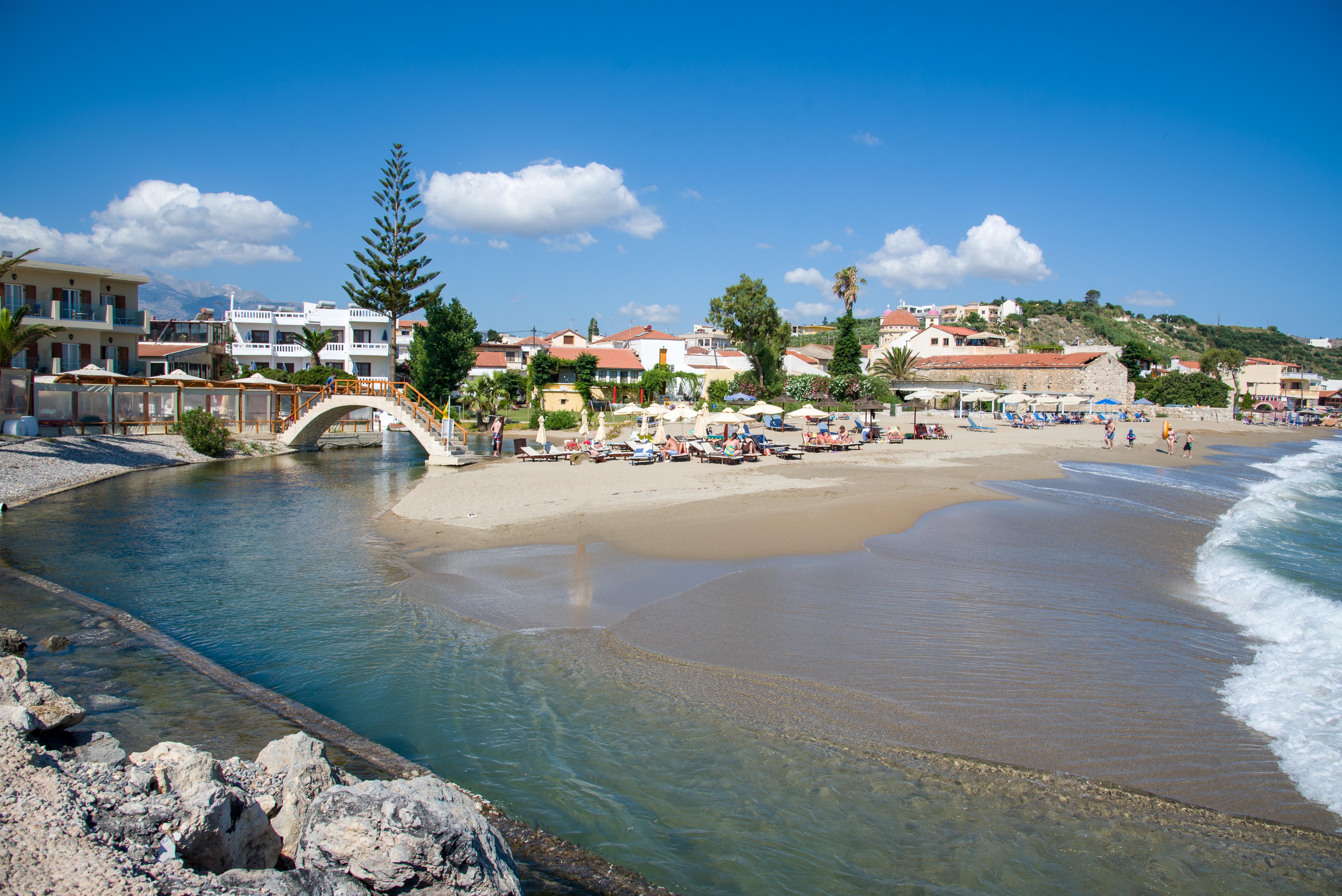 Kalyves Beach Hotel Exterior foto