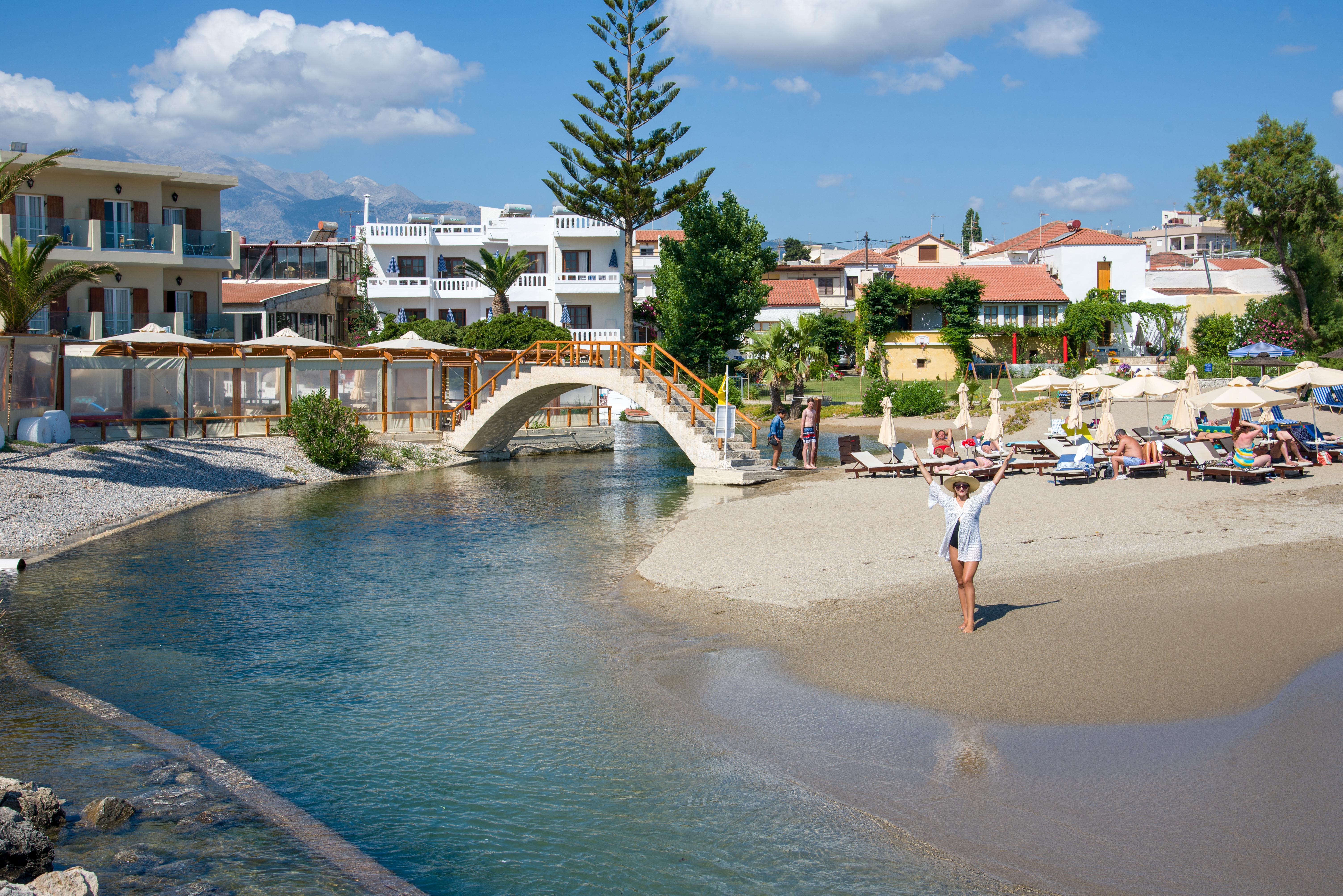 Kalyves Beach Hotel Exterior foto